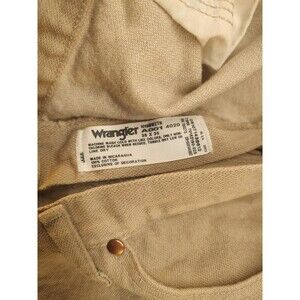Wrangler 1013MWZTN Cowboy Cut Tan Cotton Denim Jeans Mens TAG 35 Fits 34 x 33